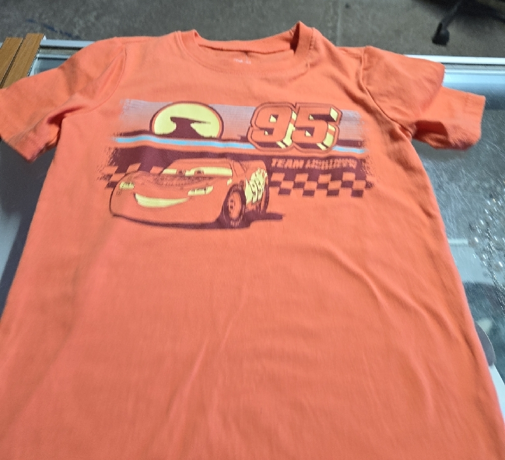 Kids Orange Graphic T-Shirt